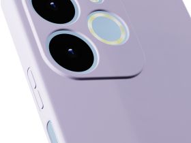 Клип-кейс Krutoff Silicone для realme Note 70 Фиолетовый