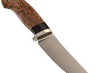 Охотничий нож Воронёнок, сталь M398, рукоять карельская береза