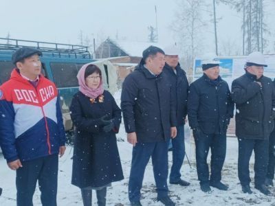 В селе Тумул Намского улуса Якутии установили первую сваю будущей школы