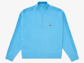 Женский свитер Lacoste свободного кроя на молнии