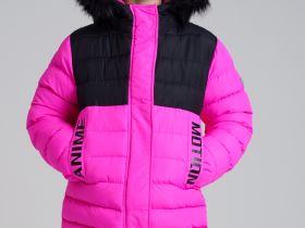 Куртка текстильная с полиуретановым покрытием для девочек