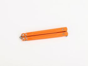Нож-бабочка (балисонг) Ganzo G766-OR, сталь 440C, рукоять G10, оранжевый