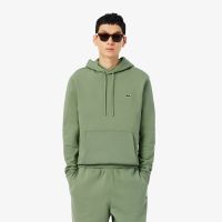 Мужское худи Lacoste классического кроя с флисом