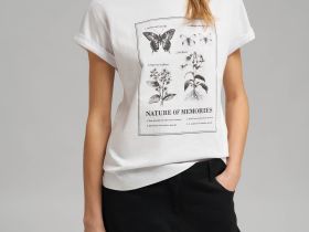 Футболка из хлопкового джерси свободного кроя