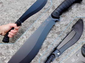 Мачете Fox Jungle Bolo, сталь X50CrMoV15, рукоять термопластик FRN, черный