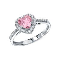 Серебряное кольцо с фианитами