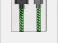 Кабель Pero DC-04 USB to USB-C 1m Green