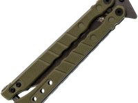 Нож бабочка НОКС Балисонг М210, сталь D2, рукоять G10, зелёный