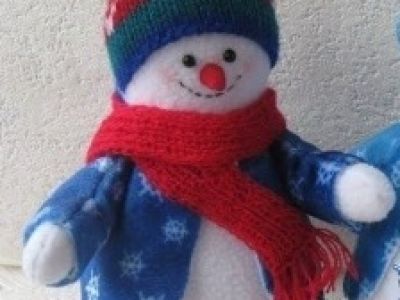 Мастер-класс "Снеговик-почтовик"