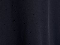 Удлинённый лонгслив со стразами для девочек, Черный