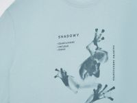 Свободная футболка с принтом