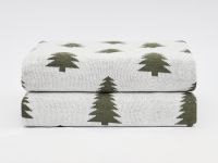 Плед Abete rosso, зеленый