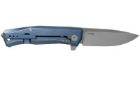 Складной нож LionSteel MT01 BL, сталь M390, рукоять Blue titanium