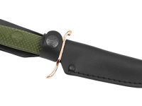 Туристический нож Витязь B5400-3 Разведчик, сталь 9Cr18MoV, рукоять эластомер, хаки