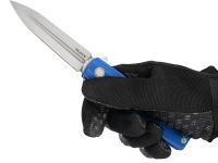 Нож складной Ruike P188-E, сталь D2, рукоять G10, синий