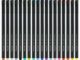 Набор капиллярных ручек MESHU 18 цв., 0,4 мм, европодвес