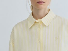 Рубашка из хлопка, Желтый