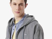 Мужская джинсовая куртка Lacoste из органического хлопка