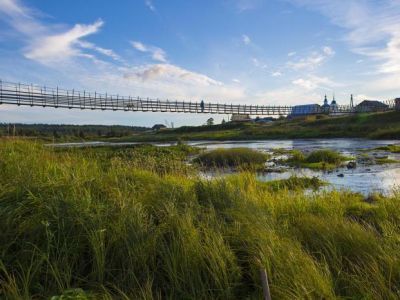 Мост на реке Вель