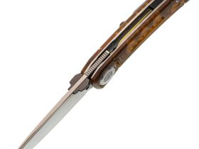 Складной нож Dr.Tech W3610PY, сталь 14C28N, рукоять PEI, желтый