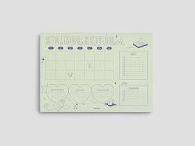 Настольный планировщик FALAFEL BOOKS А4 Thanks for