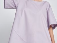 Платье А-силуэта из хлопка