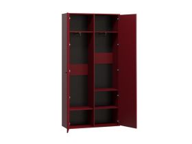 Распашной шкаф Сайрис 2-98x202 Бургундский