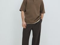 Поло свободного силуэта, Серый