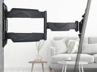 Кронштейн Hama наклонно-повортный VESA 200 для ТВ 19"- 48" черный