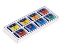 Набор акварели "Ладога" 8 шт х 2,5 мл, в картонной упак.