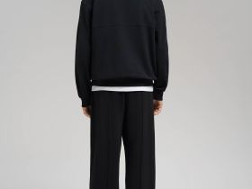 Толстовка свободного кроя из хлопка пике