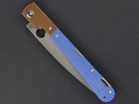 Складной нож Daggerr Corso Blue Micarta Satin, сталь VG-10, рукоять микарта синяя