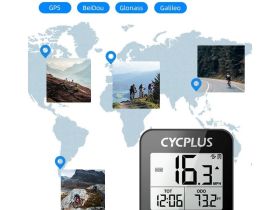 Cycplus Велокомпьютер Cycplus G1 9 функций, цвет Черный