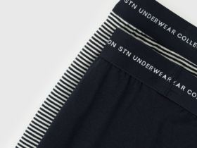 Трусы-транки, 2 шт., Синий