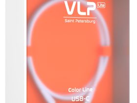 Кабель VLP Color Line USB-C / USB-C 1 м Белый