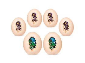 4861 Игровой набор ZURU X-Shot DINO ATTACK: Кло Хантер (бластер, 6 мишеней, 24 снаряда)