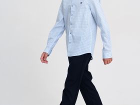 Сорочка текстильная для мальчиков (regular fit)