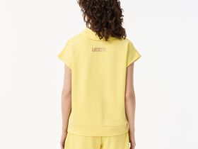 Женская толстовка Lacoste с высоким воротом на молнии без рукавов