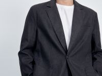 Пиджак однобортный с карманами