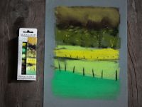 Набор сухой пастели Sennelier "A LECU" 6 цв 1/2, Весенняя деревня, в картонной коробке