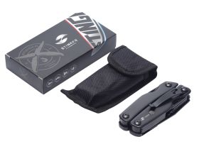 Мультитул Stinger MT-866B, сталь 3Cr13, 11 инструментов, нейлоновый чехол