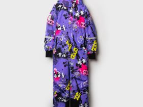 Комбинезон текстильный с полиуретановым покрытием для девочек