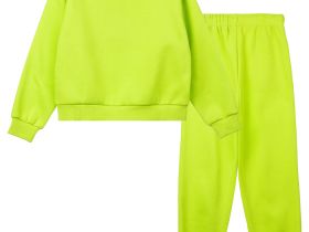 Комплект трикотажный для девочек: толстовка, брюки