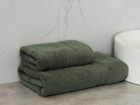 Полотенце махровое Nell, зеленое