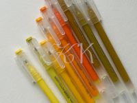 Набор гелевых ручек Languo 0,6 мм, 9 шт, солнечные тона