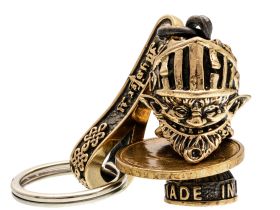 Брелок Денежный Гном, бронза