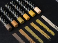 Набор масляной пастели профессиональной Малевичъ 6 шт, коричневые оттенки