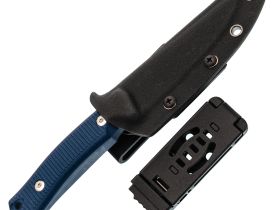 Нож Hot Knife Barn S, сталь 9Cr18MoV, рукоять микарта, синий