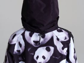 Куртка текстильная с полиуретановым покрытием для девочек (ветровка)