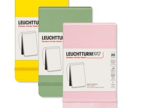 Блокнот нелинованный Leuchtturm Reporter Notepad Pocket 188 стр., твердая обложка темно-синий